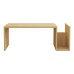 Τραπέζι σαλονιού Poko pakoworld σε oak απόχρωση 86.8x50x32,4εκ - Image 4