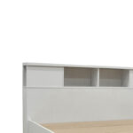 Κρεβάτι OLYMPUS pakoworld σε λευκή απόχρωση 140x200εκ - Image 2