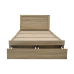 Κρεβάτι Olympus pakoworld με συρτάρι σε sonoma απόχρωση 100x200εκ - Image 4