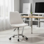 Καρέκλα γραφείου εργασίας Gaston II pakoworld PP-PU λευκό