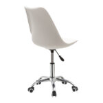 Καρέκλα γραφείου εργασίας Gaston II pakoworld PP-PU λευκό - Image 2