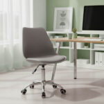 Καρέκλα γραφείου εργασίας Gaston II pakoworld PP-PU γκρι