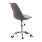 Καρέκλα γραφείου εργασίας Gaston II pakoworld PP-PU γκρι - Image 2