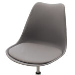 Καρέκλα γραφείου εργασίας Gaston II pakoworld PP-PU γκρι - Image 5