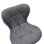 Σκαμπό μπαρ Coozy pakoworld pu σε μαύρο χρώμα σκελετός χρωμίου - Image 5