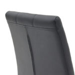 Καρέκλα Darrell pakoworld pu μαύρο-βάση χρωμίου 42x49x106εκ - Image 4