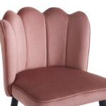 Σκαμπό μπαρ Velvi pakoworld βελούδο σε σάπιο μήλο απόχρωση 46x45x105.5εκ - Image 5