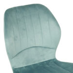 Καρέκλα Jelour pakoworld βελούδο σε φυστικί απόχρωση 46.5x60x84εκ - Image 4