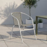 Πολυθρόνα Obbi pakoworld μέταλλο-pe γκρι 53x59x72εκ - Image 2