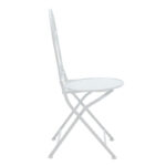 Τραπεζαρία Walen pakoworld σετ 3τεμ μέταλλο λευκό - Image 3