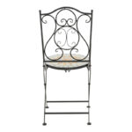 Τραπεζαρία Sellis pakoworld σετ 3τεμ μωσαικό-μέταλλο μαύρο - Image 5