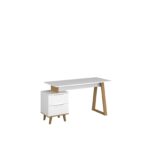 Σύνθεση Γραφείου Neptune Σετ 2τμχ Λευκό-Σονόμα. - Image 2