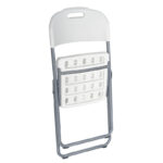 Καρέκλα catering-συνεδρίου πτυσσόμενη Edison pakoworld χρώμα λευκό - Image 2