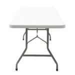 Τραπέζι catering Rodeo pakoworld πτυσσόμενο-βαλίτσα λευκό 240x76x74εκ - Image 4