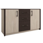 Μπουφές Scarlet 136x46x82εκ με MDF Διακόσμηση Σονόμα-Βέγκε - Image 2