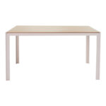 Τραπεζαρία Zacreta-Nares σετ 5τεμ pakoworld λευκό-φυσικό 140x80x72.5εκ - Image 5