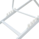 Σεζλόνγκ επαγγελματική Corte pakoworld αλουμίνιο λευκό-textilene μπεζ - Image 5