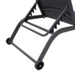 Ξαπλώστρα Jaipur pakoworld αλουμίνιο-textilene ανθρακί - Image 4