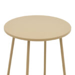 Τραπέζι Bramwell pakoworld μέταλλο μπεζ Φ40x50εκ - Image 2