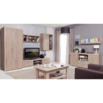 Ντουλάπα Δίφυλλη Damis Sonoma 90.5x55x203εκ - Image 3