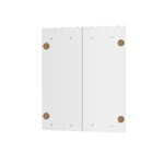 Άνω Πορτάκια Charlotte Λευκό 60x71.8x1.6cm - Image 2