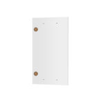 Κάτω Πορτάκι Πλυντηρίου Charlotte Λευκό 45x1.6x71.4cm - Image 2