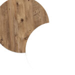 Έπιπλο τηλεόρασης επιτοίχιο Roscoe pakoworld λευκό-sonoma 140x31.6x29.6εκ - Image 4