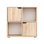 Βιβλιοθήκη Bookel pakoworld σε sonoma απόχρωση 59.6x27.5x60.4εκ - Image 2