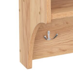 Κρεμάστρα Crosta pakoworld σε oak απόχρωση 80x28x40εκ - Image 2