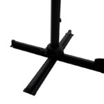 Ομπρέλα επαγγελματική κρεμαστή 360 μοιρών Raffaella pakoworld αλουμινίου 3x3m ανθρακί - Image 4