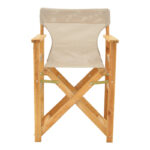 Καρέκλα-πολυθρόνα σκηνοθέτη Kompa pakoworld μασίφ ξύλο οξιάς φυσικό-πανί Nexus γκρι-μπεζ - Image 3