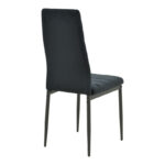 Τραπεζαρία Balou-Parker pakoworld σετ 5τεμ μαύρο Φ100x73εκ - Image 2