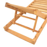 Ξαπλώστρα Specta pakoworld μασίφ ξύλο οξιάς σε φυσικό χρώμα 60x190x50εκ - Image 4