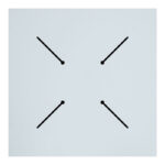 Επιφάνεια τραπεζιού Fervor pakoworld HPL ivory 70x70εκ πάχους 12mm