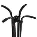 Βάση τραπεζιού Jewel pakoworld μαντέμι τετράνυχη μαύρη 72εκ - Image 2