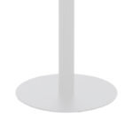 Βάση τραπεζιού bar Closet pakoworld μεταλλική λευκή-μαύρη Φ40x108εκ - Image 2