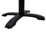 Βάση τραπεζιού bar Ntona pakoworld μεταλλική μαύρη 62x62x108εκ - Image 3