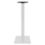 Βάση τραπεζιού bar Staid pakoworld μεταλλική λευκή-μαύρη 40x40x94εκ
