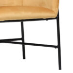 Πολυθρόνα Julia pakoworld βελούδο κίτρινο 61x57x74εκ - Image 5