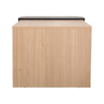 Τραπέζι σαλονιού Cozeto pakoworld σε φυσική απόχρωση με όψη μαρμάρου 100x53x41.5εκ - Image 3