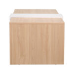 Τραπέζι σαλονιού Cozeto pakoworld σε φυσική-λευκή απόχρωση 100x53x41.5εκ - Image 3