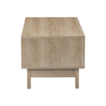 Τραπέζι σαλονιού Judas pakoworld σε μαύρο μαρμάρου-sonoma απόχρωση 90x45x38.5εκ - Image 5