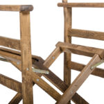 Σκελετός πολυθρόνας σκηνοθέτη Retto pakoworld μασίφ ξύλο οξιάς καρυδί - Image 3