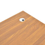 Γραφείο εργασίας επαγγελματικό Oscar pakoworld σε καρυδί-ανθρακί απόχρωση 180x90x76εκ - Image 3