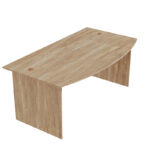 Γραφείο εργασίας Anze pakoworld φυσικό μελαμίνης 180x93.5x75εκ - Image 3