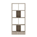 Βιβλιοθήκη Dividre pakoworld sonoma oak μελαμίνης 80x30x181εκ - Image 2