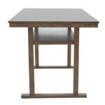 Τραπέζι μπαρ Tenor pakoworld φυσικό ξύλο rubberwood-ΜDF καρυδί 150x90x91.5εκ - Image 3