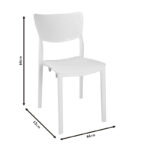 Καρέκλα Ignite pakoworld PP ανθρακί - Image 3