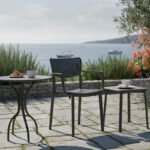 Πολυθρόνα Frontline pakoworld PP ανθρακί