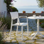 Πολυθρόνα Frontline pakoworld PP λευκό